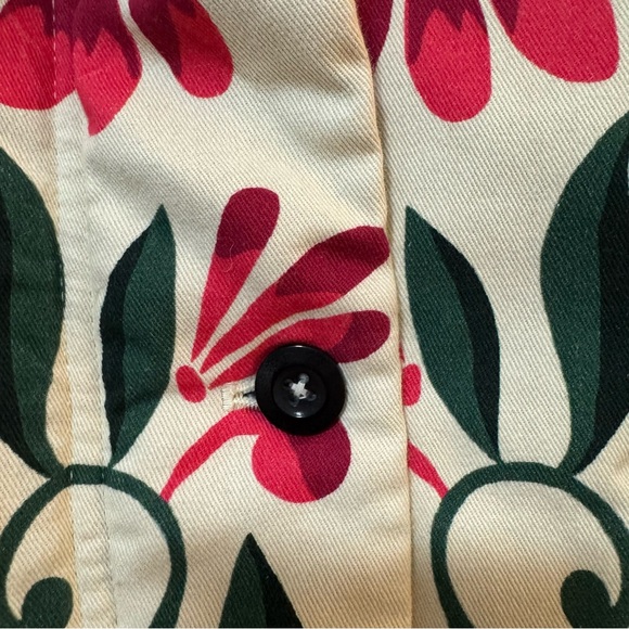 By Anthropologie Floral Patterned Jacket Size Small NWOT $168 - Picture 6 of 13